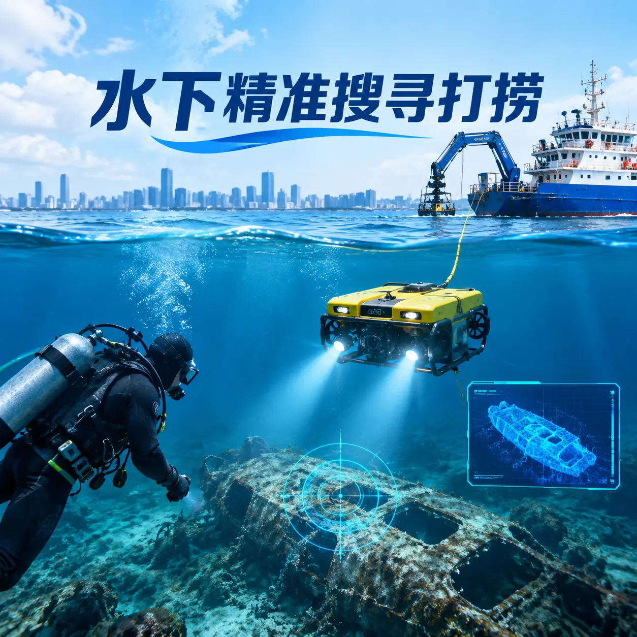 荔浦水下精准搜寻打捞